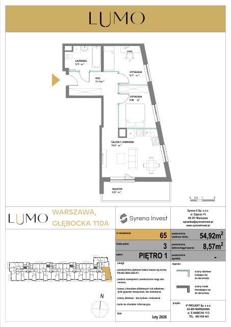 Mieszkanie Grodzisk, ul. Głębocka 110A