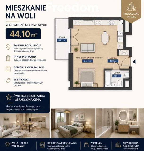 Mieszkanie apartamentowiec Warszawa