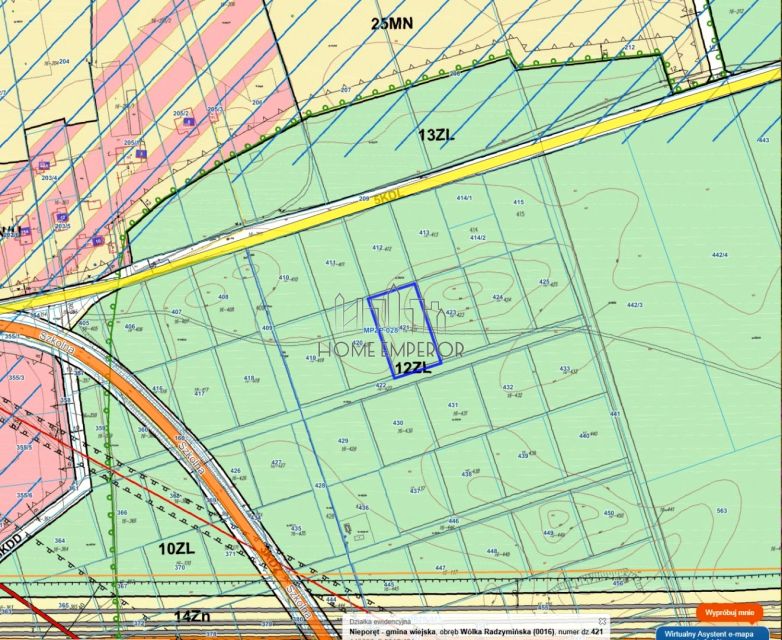 Działka leśna Wólka Radzymińska