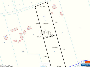 Działka budowlana Konary