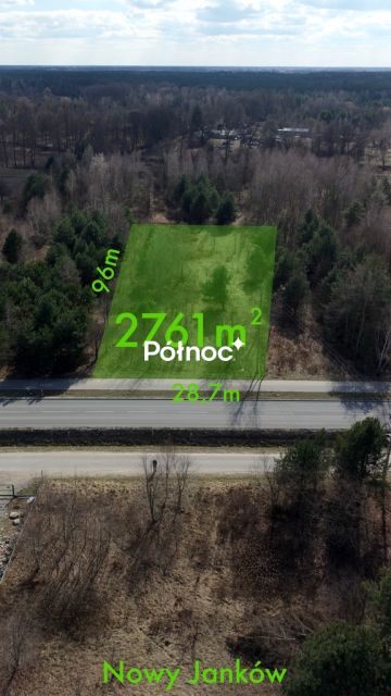 Działka budowlana Nowy Janków