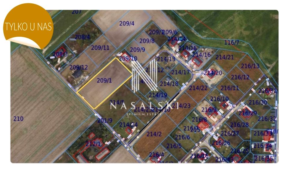 Działka budowlana Hutna Wieś