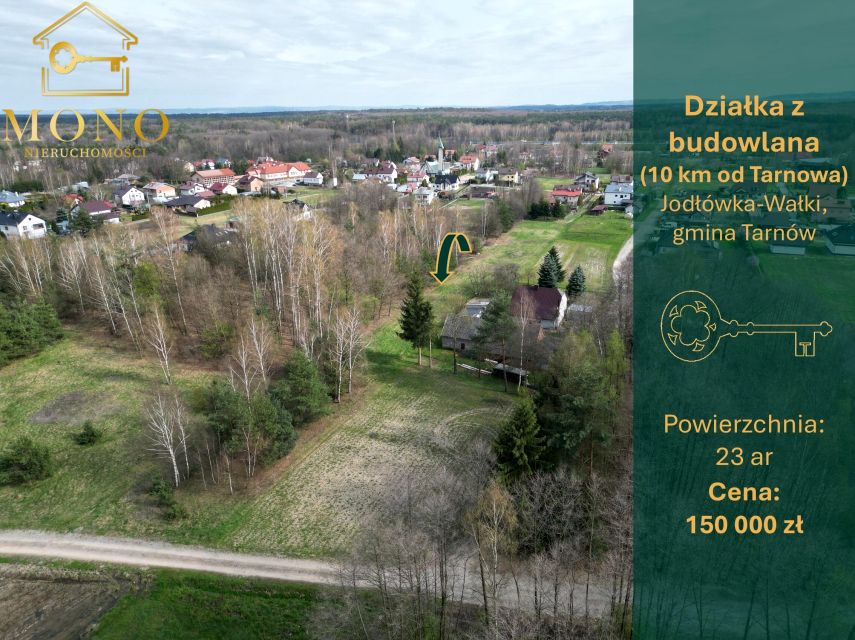 Działka budowlana Jodłówka-Wałki