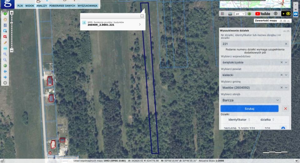 Działka inna Masłów