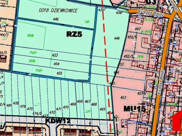 Pusta działka Dziewkowice