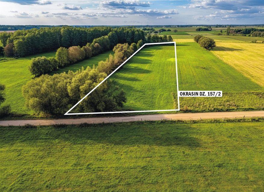 Pusta działka Okrasin
