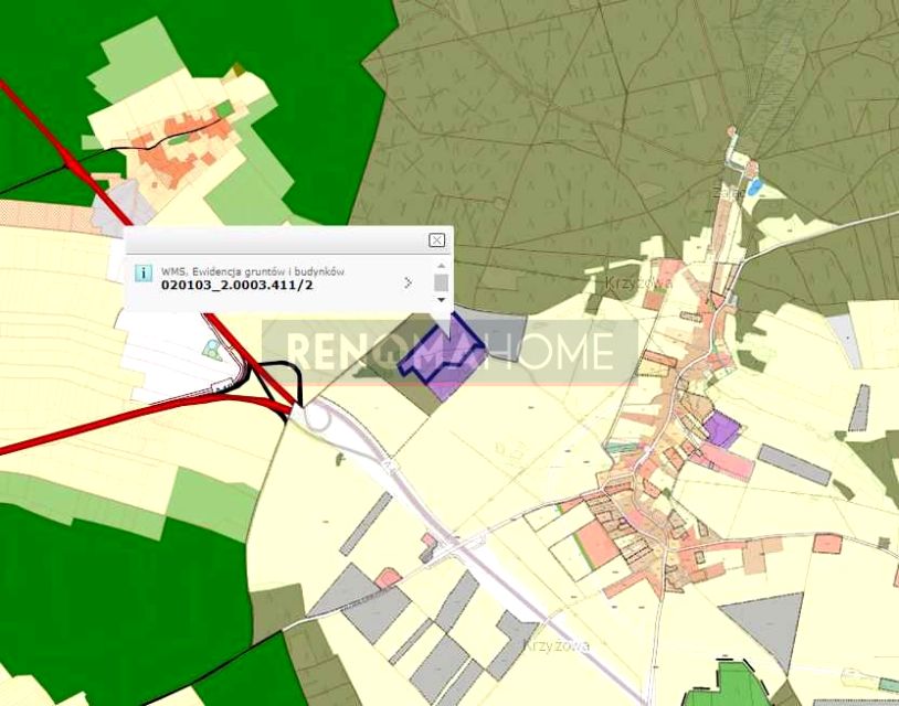 Działka przemysłowa Gromadka