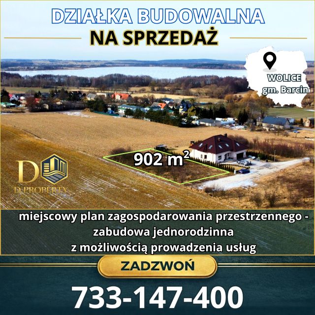 Działka budowlana Wolice