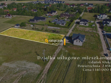 Działka usługowa Gdańsk