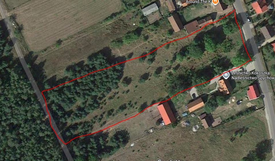 Działka budowlana Faryny