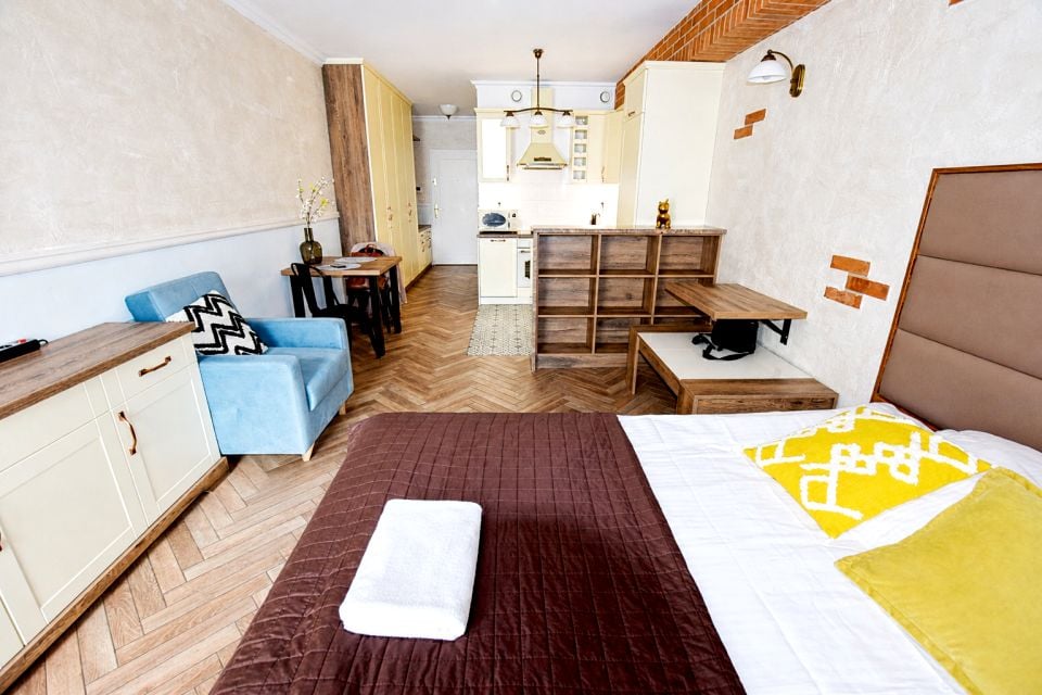 Mieszkanie apartamentowiec nad rzeką