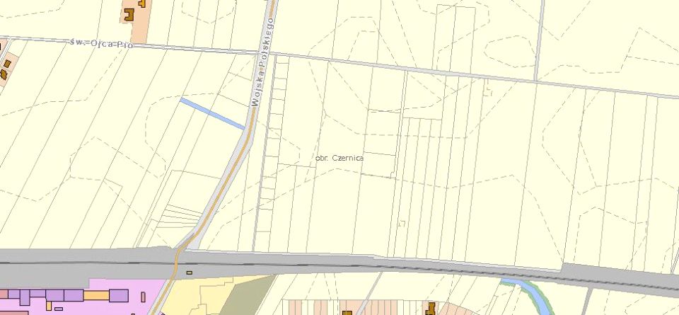 Działka przemysłowa Czernica