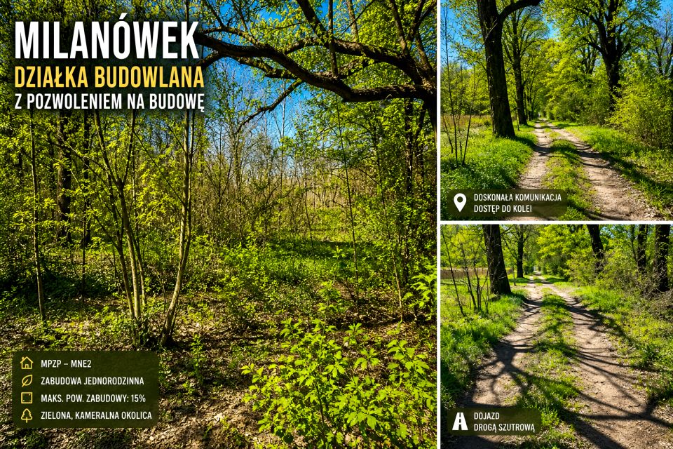 Działka budowlana Milanówek