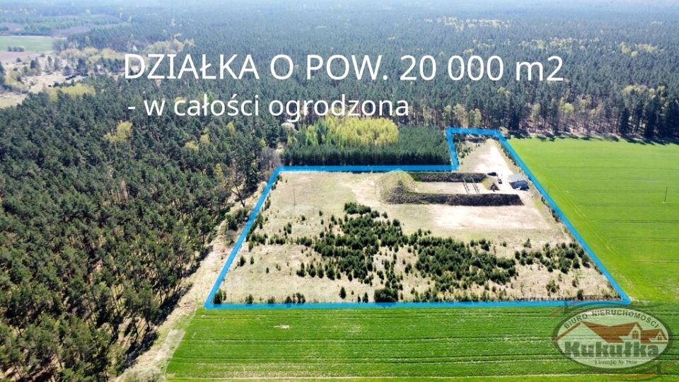 Działka rekreacyjna Płonno