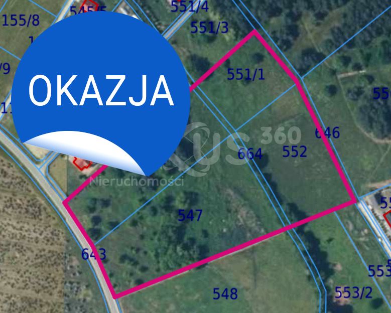 Działka budowlana Zawonia