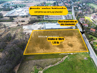 Działka inwestycyjna Brzezie