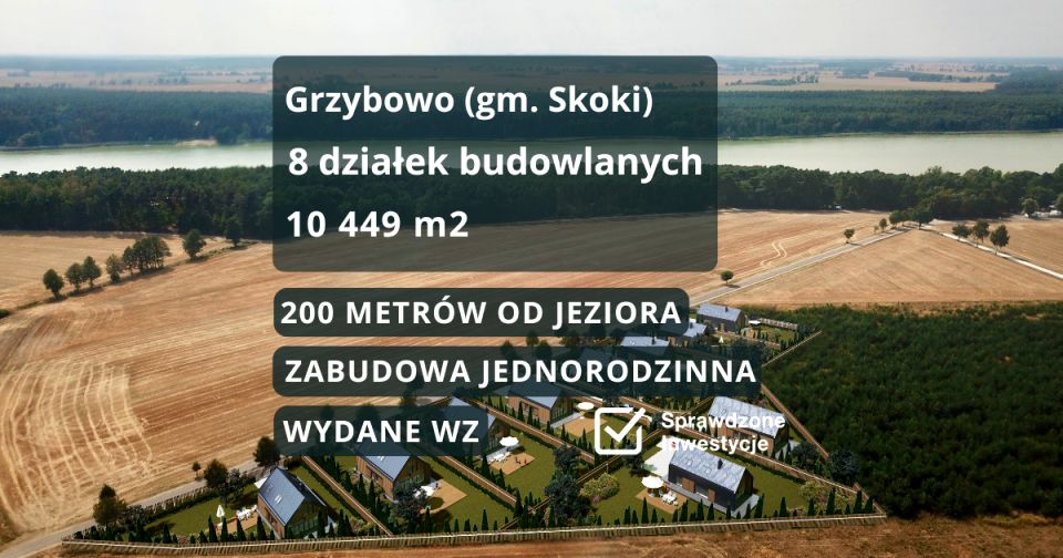 Działka nad jeziorem