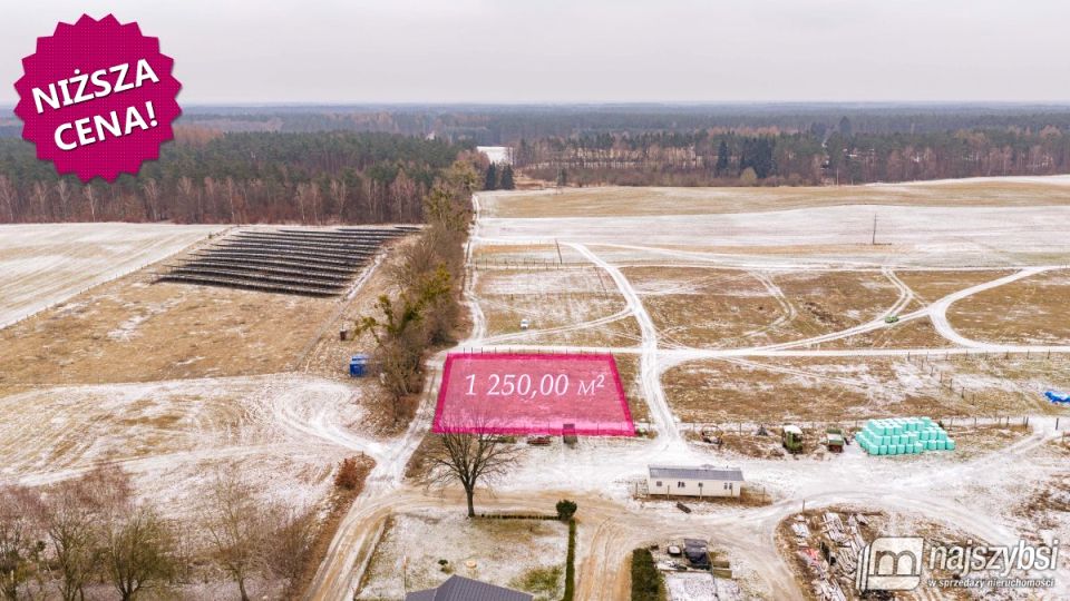 Ogrodzona działka Sosnowice