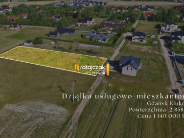 Działka usługowa Gdańsk