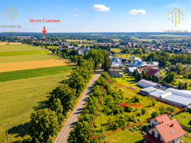 Ogrodzona działka Dywity