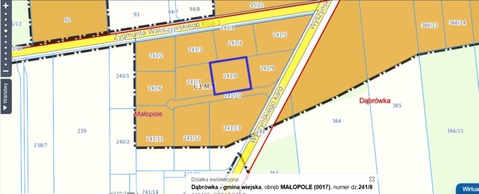 Działka budowlana Małopole sprzedam