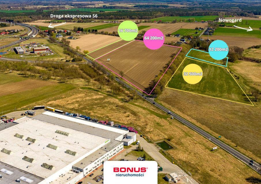 Działka usługowa Wojcieszyn