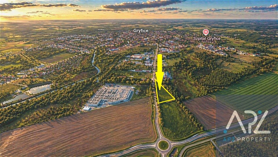 Działka inwestycyjna Zielin