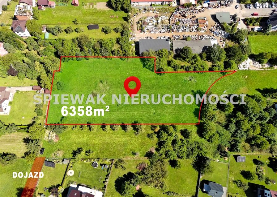 Działka inwestycyjna Cięcina