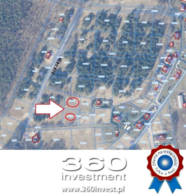 Działka budowlana Brzózki