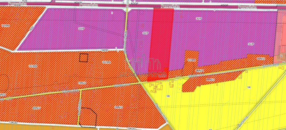 Działka usługowa Płochocin