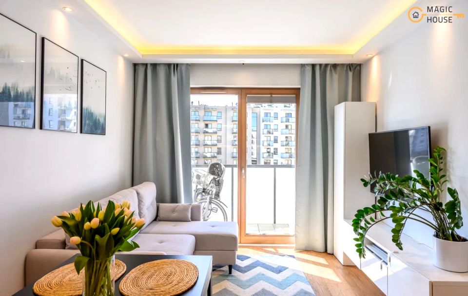 Mieszkanie apartamentowiec nad morzem