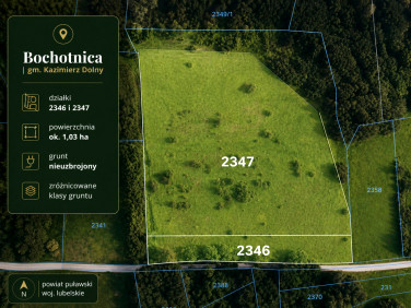 Działka rolna Bochotnica