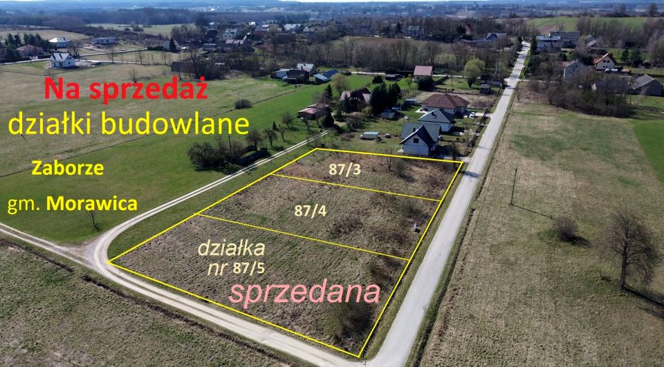 Działka budowlana Zaborze