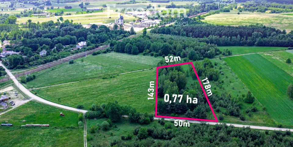Działka siedliskowa Osieck
