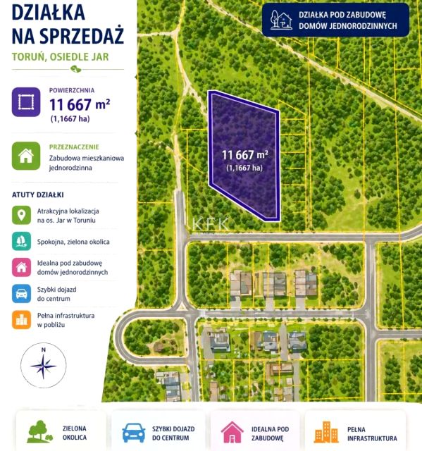 Działka Toruń