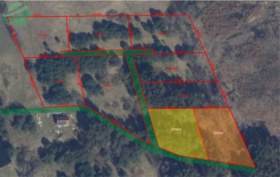 Działka budowlana Kanin