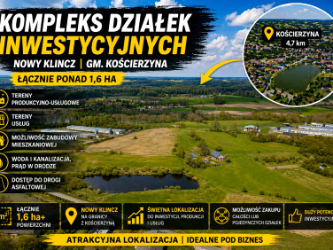 Działka usługowa Nowy Klincz