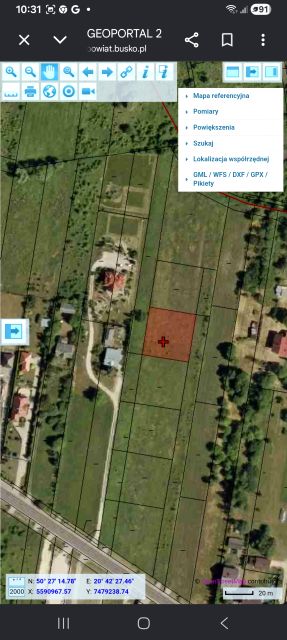 Działka budowlana Siesławice