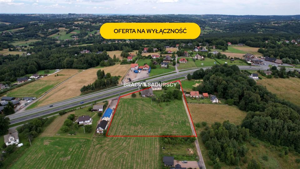 Działka usługowa Głogoczów