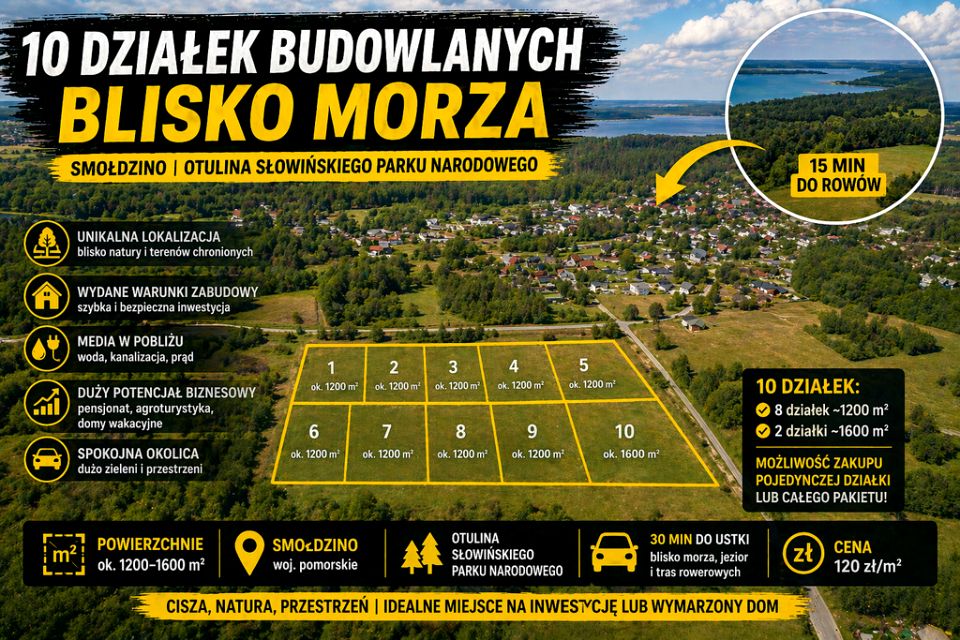 Działka budowlana Smołdzino