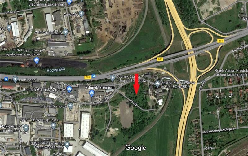 Działka przemysłowa Gdańsk