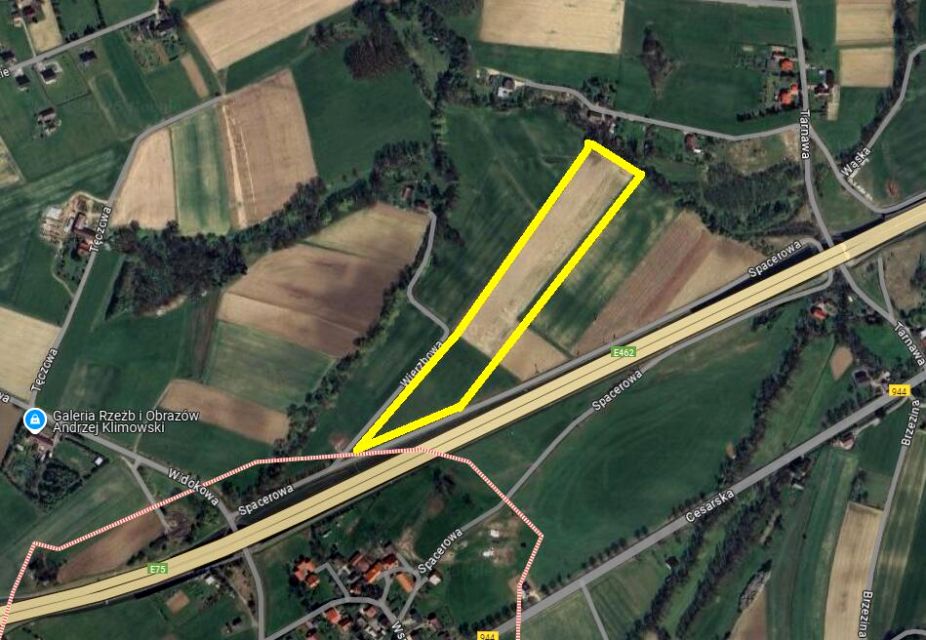 Działka przemysłowa Łączka