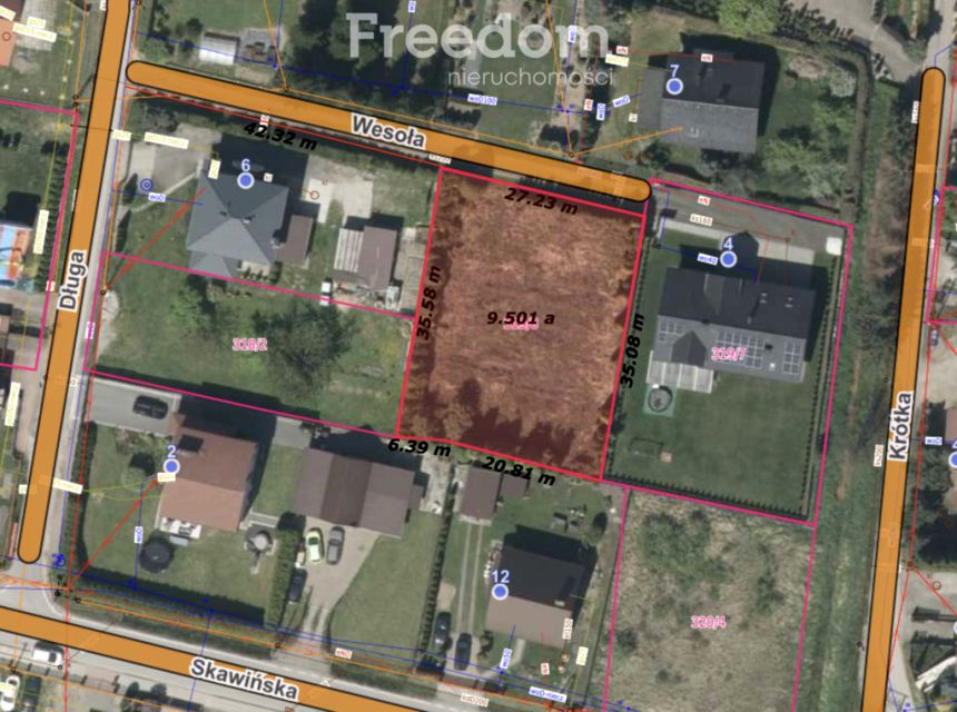 Działka budowlana Kopanka