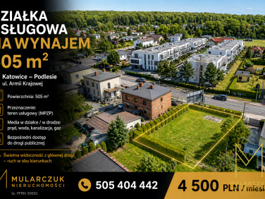 Działka usługowa Katowice