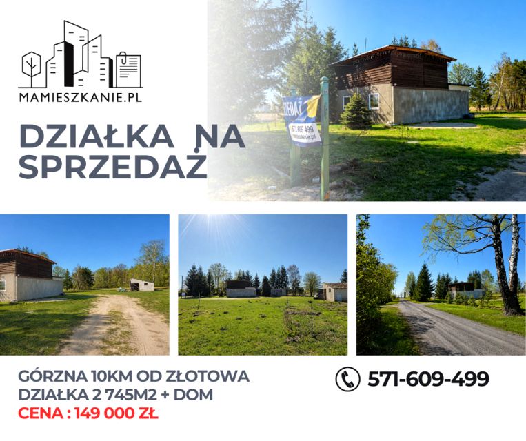 Działka inna Górzna