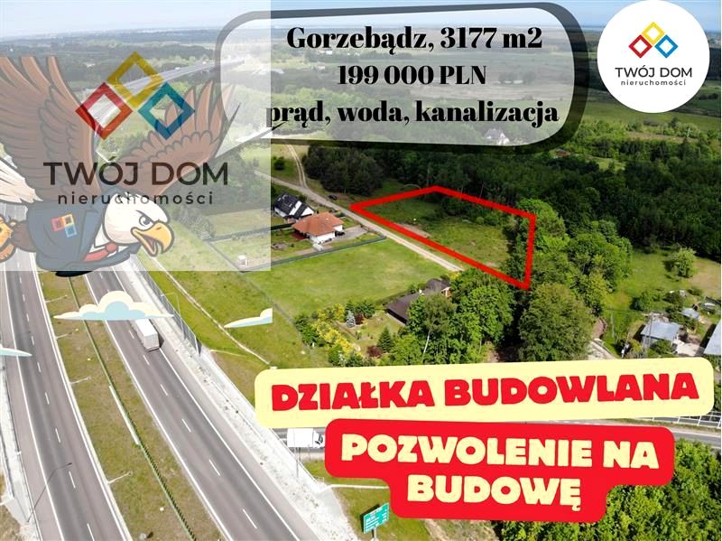 Działka budowlana Gorzebądz