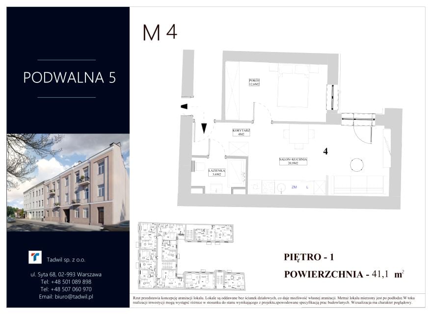 Mieszkanie Śródmieście, ul. Podwalna 5