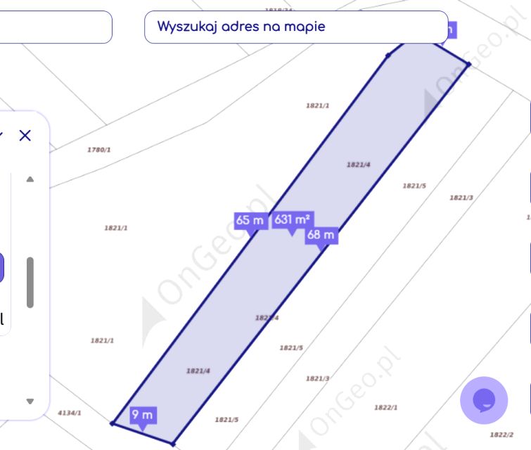 Działka rolna Toporzysko