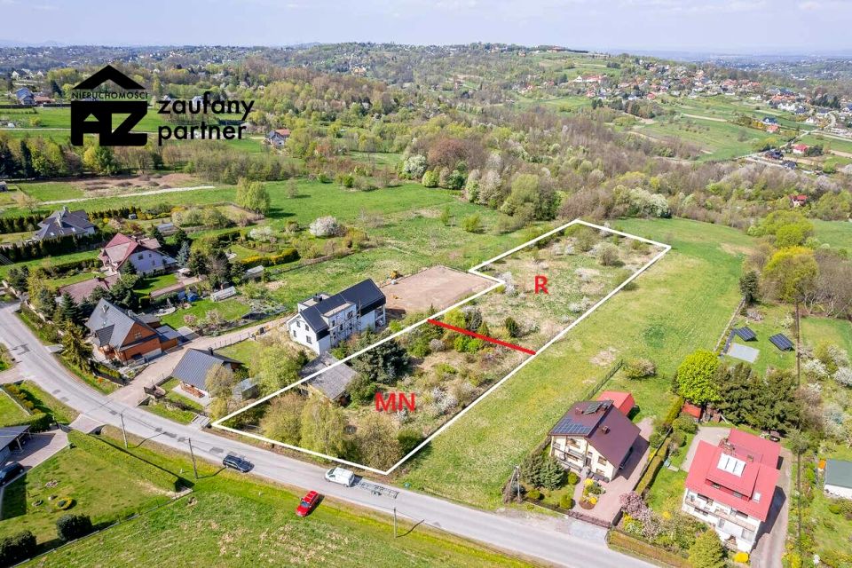Działka przy lesie