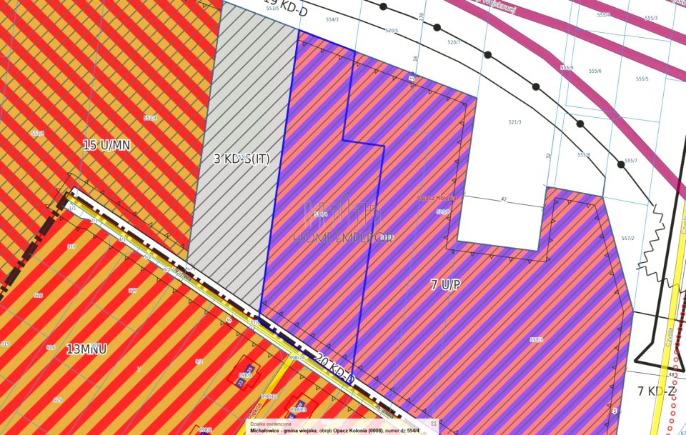 Działka usługowa Opacz-Kolonia